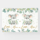 Koalas Greenery Gender Reveal Hintergrund Mann ode Banner (Horizontal)