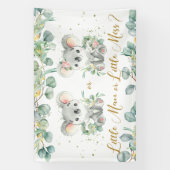 Koalas Greenery Gender Reveal Hintergrund Mann ode Banner (Vertikal)