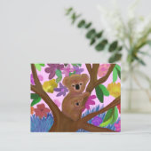 Koalas hing nur herum postkarte (Stehend Vorderseite)