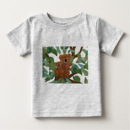 Koalas in der Eukalyptus Baby T-shirt
