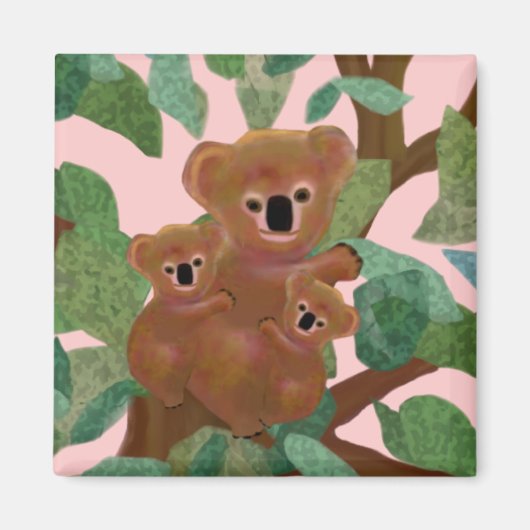 Koalas in der Eukalyptus Magnet (Vorne)