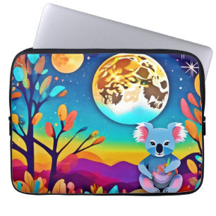 Koalas mondlische Nacht Laptopschutzhülle