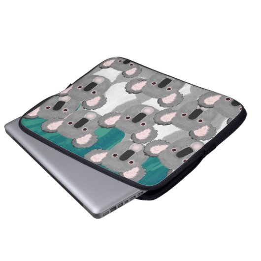 Koalas Neoprene Laptop Sleeve (Vorne Knopf)