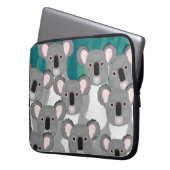 Koalas Neoprene Laptop Sleeve (Vorderseite Links)