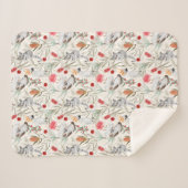 Koalas Possum Cockatoos, australisches Muster Sherpadecke (Vorderseite (Horizontal))