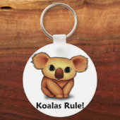 Koalas-Regel! Schlüsselanhänger (Vorderseite)