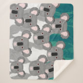 Koalas Sherpa Blanket Sherpadecke (Vorderseite)