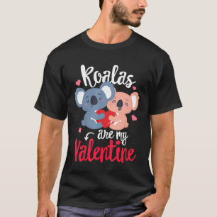 Koalas sind mein Valentine Funny Valentinstag Sing T-Shirt