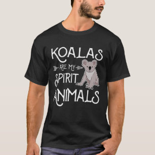 Koalas sind meine Geisttiere Vintager Koala-Bär T-Shirt
