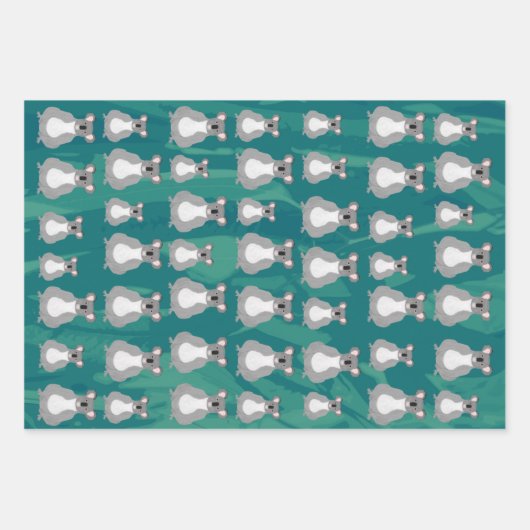 Koalas Wrapping Paper Sheets Geschenkpapier Set (Vorderseite 3)