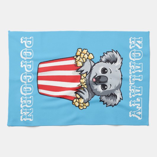 Koalaty Popcorn Geschirrtuch (Horizontal)