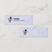 Koalaty Pun mit Niedlichem Koala in einem Top Hat Mini Visitenkarte (Vorne/Hinten)