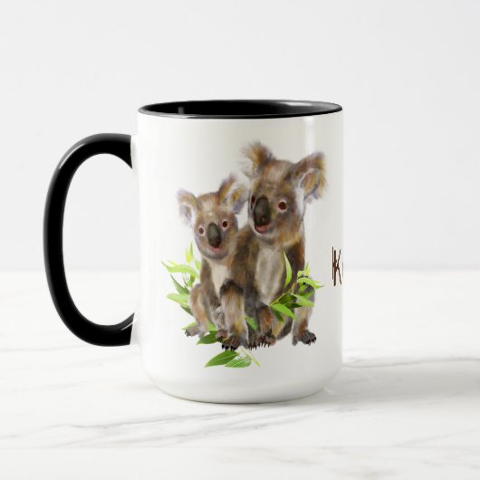 Koalified Quote Fun Koala Bear Australian Travel Tasse (Links)