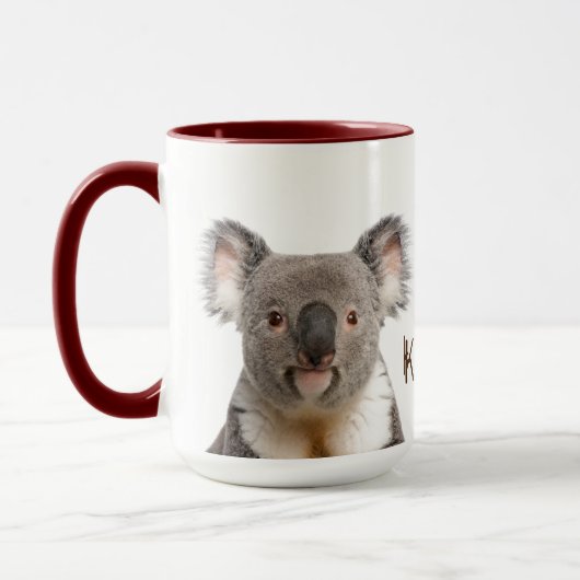 Koalified Quote Fun Koala Bear Australisch Tasse (Links)