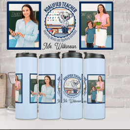 Koalified Teacher Niedlich Koala Themenlehrer Gesc Thermosbecher