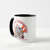 Koalifizierter Feuerwehrmann / Feuerwehrmann mit F Tasse (Vorderseite Links)