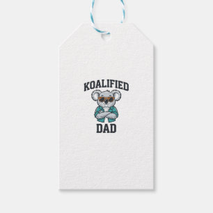 Koalifizierter Papa Süßes Koala-Vater-Shirt-Design Geschenkanhänger
