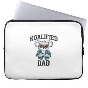 Koalifizierter Papa Süßes Koala-Vater-Shirt-Design Laptopschutzhülle