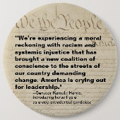 Koalition des Gewissens Wir Menschen Kamala Button (Vorderseite)