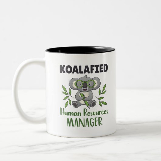 Koalitionierter Personalmanager Personalspezialist Zweifarbige Tasse (Links)