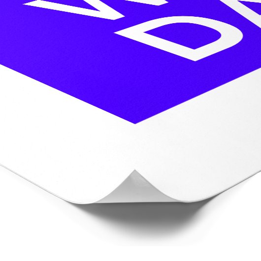 Koalitionsregierung ~ UK Poster (Ecke)