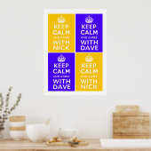 Koalitionsregierung ~ UK Poster (Küche)