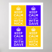 Koalitionsregierung ~ UK Poster (Vorne)