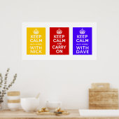 Koalitionsregierung ~ UK Poster (Küche)