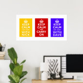 Koalitionsregierung ~ UK Poster (Heimbüro)