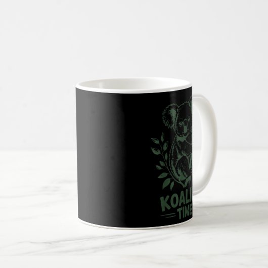 Koality Time Funny Koala Bear Sleep Men Women Girl Kaffeetasse (VorderseiteRechts)