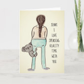 Koality Time Karte (Vorderseite)