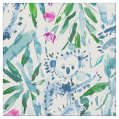 KOALITY ZEIT niedliche Watercolor-Koala Stoff (Nahaufnahme)