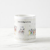 Koba: Die jungen Männer, die von einem Beutezug Kaffeetasse (Mittel)