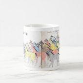 Koba: Fahren der Pferde Kaffeetasse (Mittel)