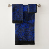 Kobalblau Badhandtuch Set (Insitu)