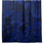 Kobalblau Duschvorhang (Vorderseite)