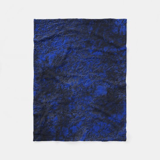 Kobalblau Fleecedecke (Vorderseite)