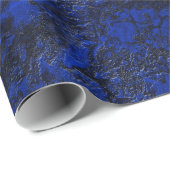 Kobalblau Geschenkpapier (Rolleneckpunkt)