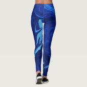 Kobalblau Leggings (Rückseite)