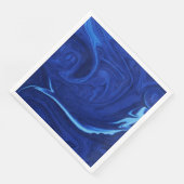 Kobalblau Serviette (Ecke)