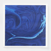 Kobalblau Serviette (Vorderseite)