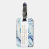 Kobalt-Achat II Gepäckanhänger (Rückseite vertikal)