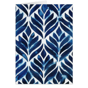 Kobalt-Aquarell deckt IV mit Ziegeln