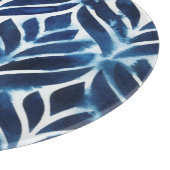 Kobalt-Aquarell deckt IV mit Ziegeln Schneidebrett (Ecke)