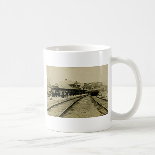 Kobalt-Bahnhof, Kobalt, Ontario Kaffeetasse (Rechts)
