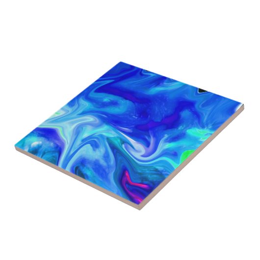 Kobalt-Blau-Farben Fliese (Seite)