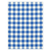 Kobalt-Blau-Gingham-/Büffel-Karo-Tischdecke Tischdecke (Vorderseite)