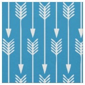 Kobalt-Blau-Pfeil-Muster Stoff (Nahaufnahme)