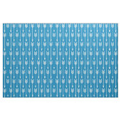 Kobalt-Blau-Pfeil-Muster Stoff (Fat Quarter (45,7 x 55,9 cm))