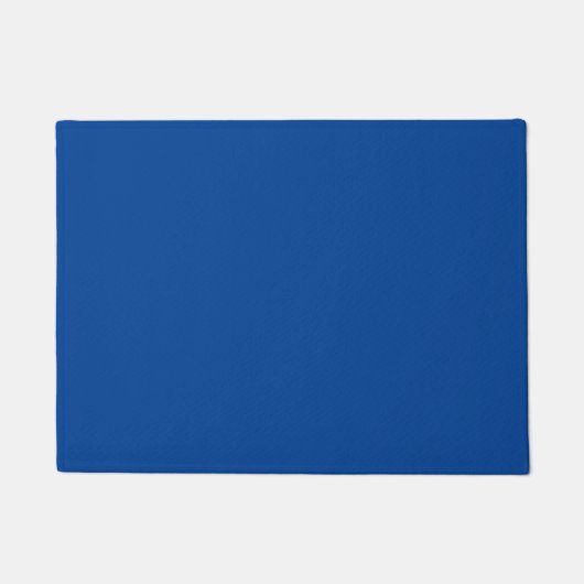 Kobalt-Blau-Tür-Matte Fußmatte (Vorderseite)